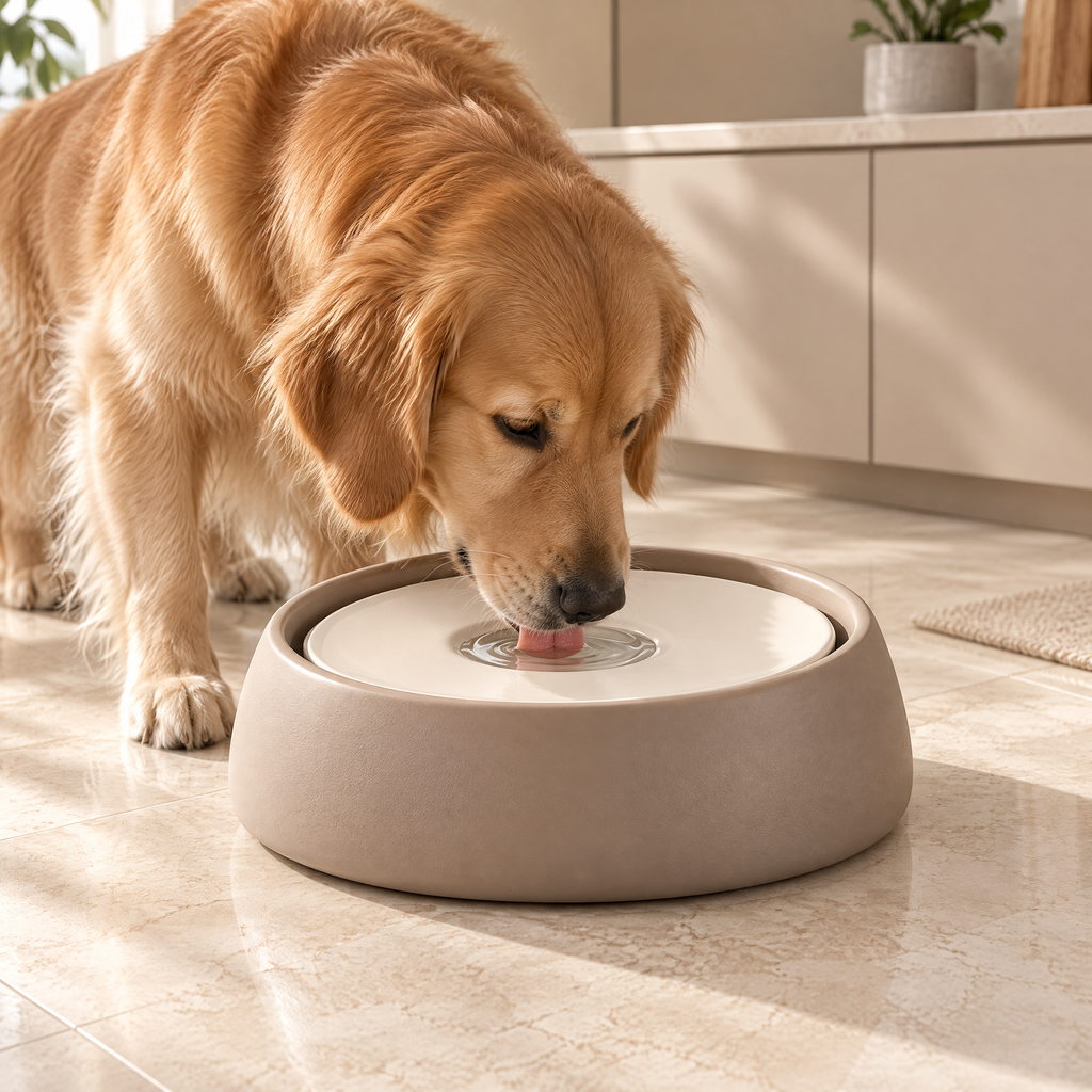 Arvelnore™ Floating-Plate Pet Water Bowl