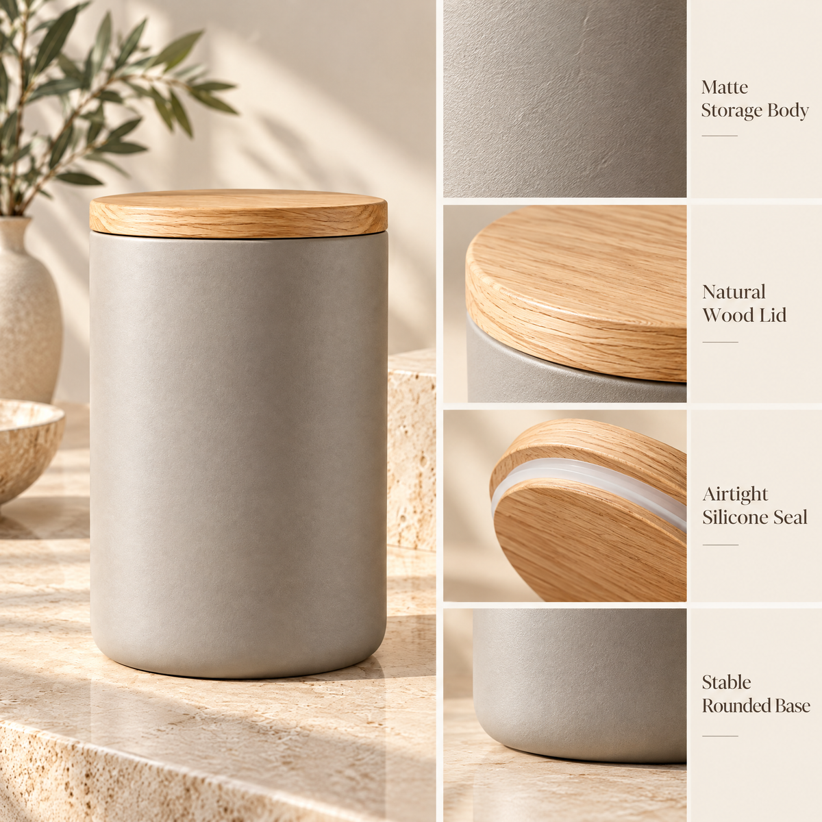 Arvelnore™ Pet Food Storage Canister