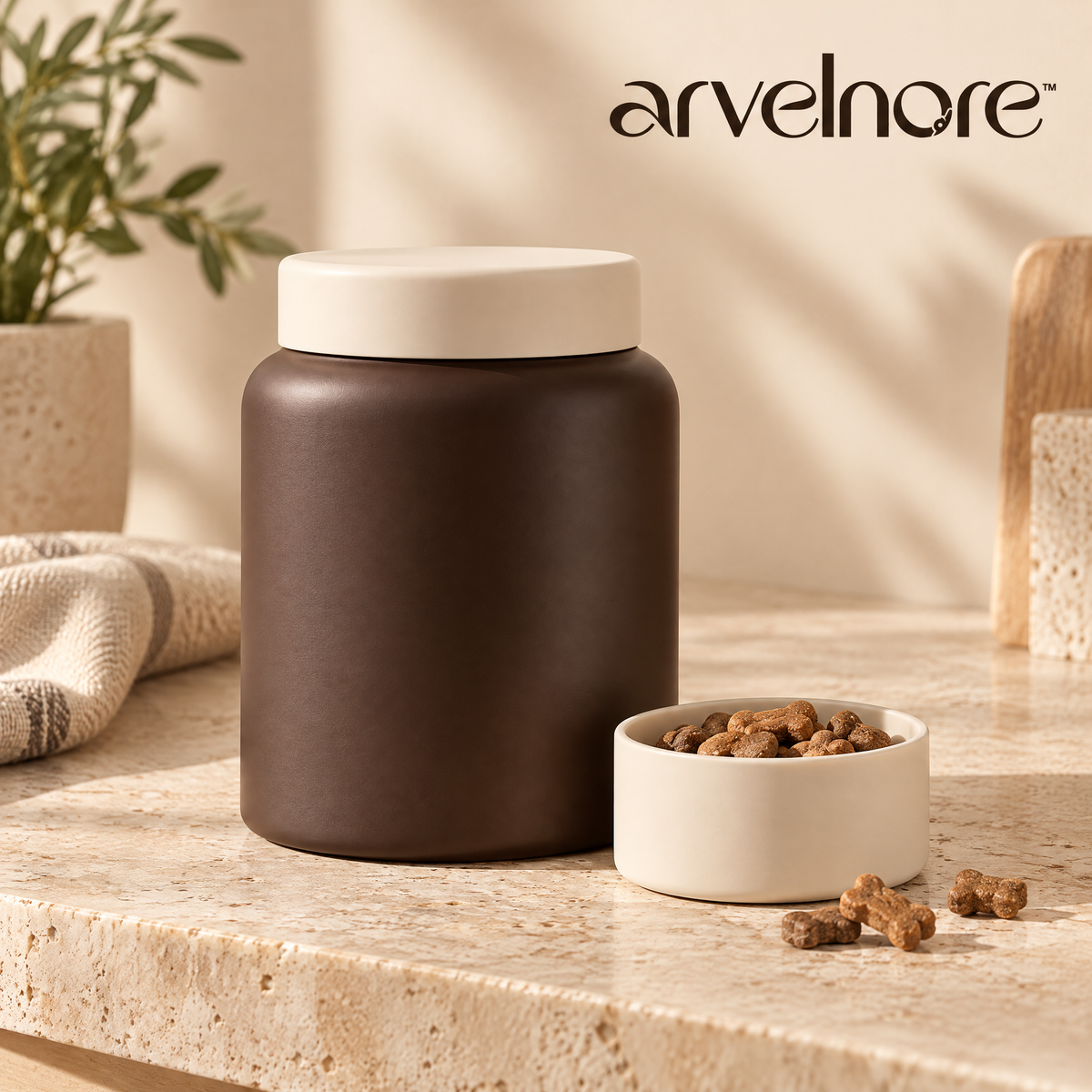 Arvelnore™ Pet Treat Storage Jar