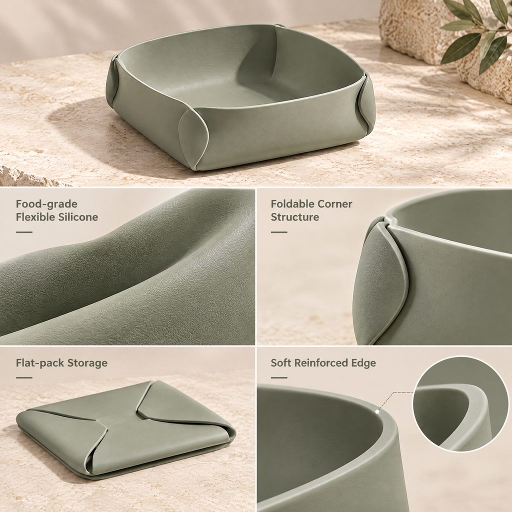 Arvelnore™ Foldable Travel Pet Bowl